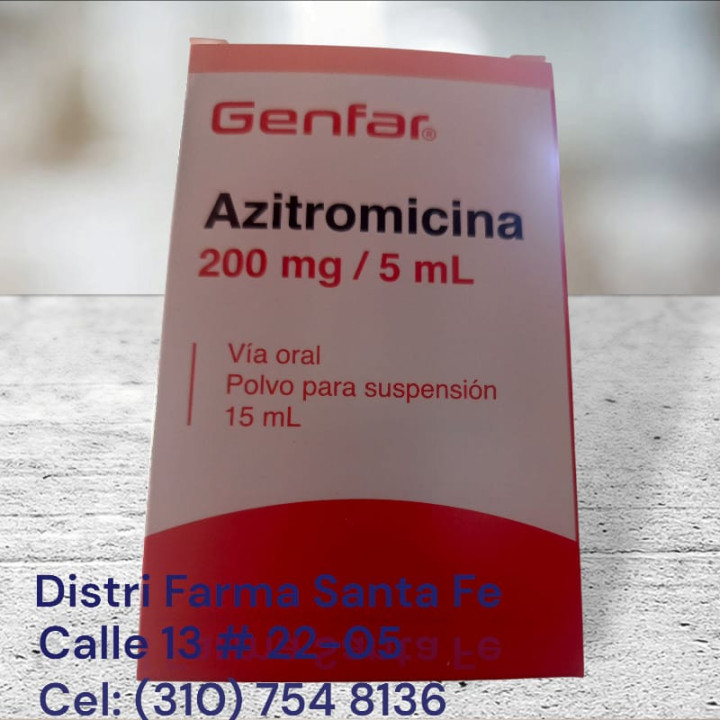 AZITROMICINA GENFAR SUSPESION 200MG X 5ML