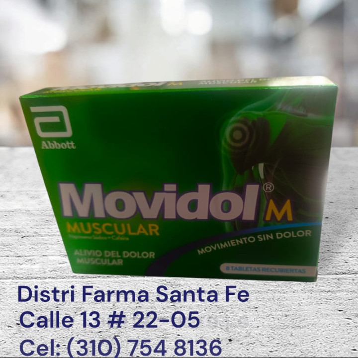 MOVIDOL X 8 TABLETAS