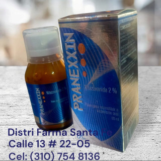 PRANEXXIN FRASCO SUSPENSION X 60ML (NITAZOXANIDA)