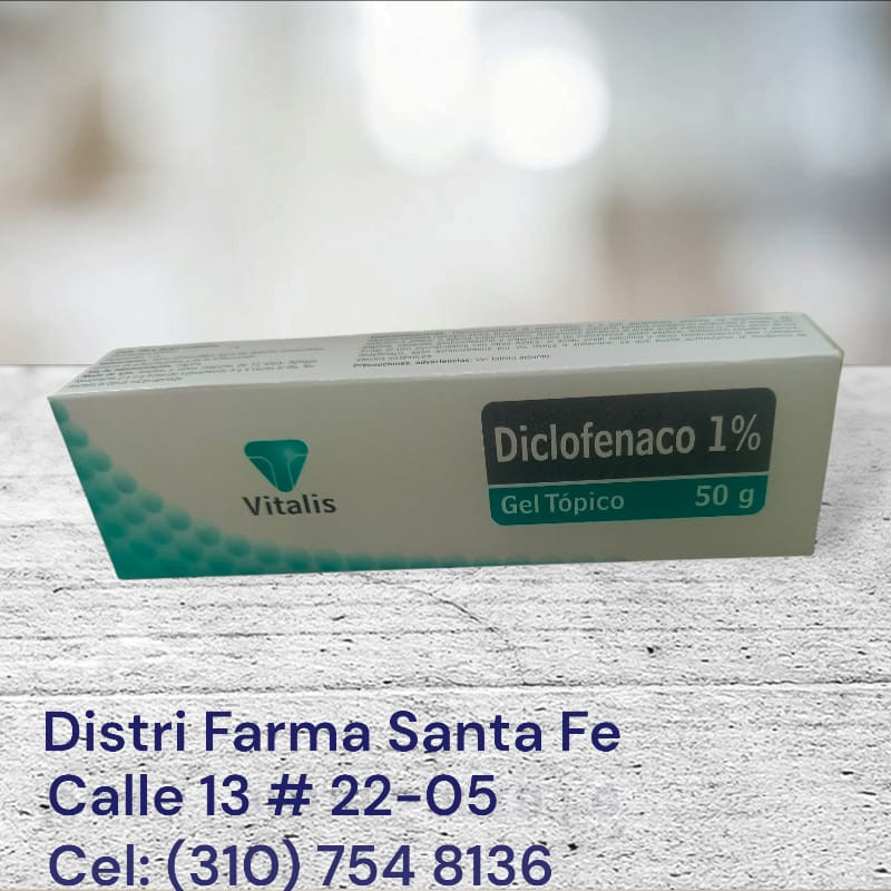DICLOFENACO GEL VITALIS TUBO X 50GR