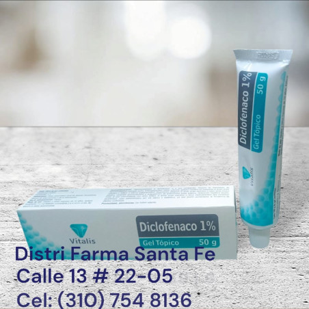 DICLOFENACO GEL VITALIS TUBO X 50GR