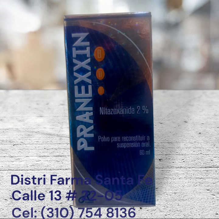 PRANEXXIN FRASCO SUSPENSION X 60ML (NITAZOXANIDA)