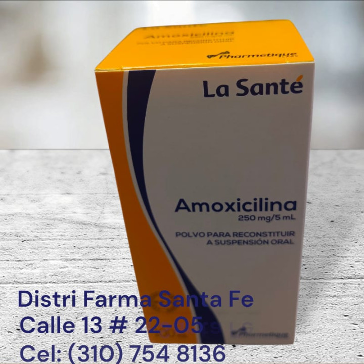 AMOXICILINA SUSPESION LA SANTE 250MG /5ML X 100ML