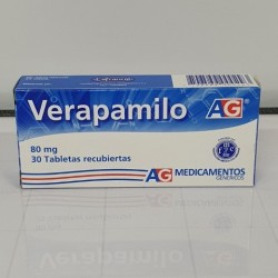 VERAPAMILO AG 80MG X 30TAB