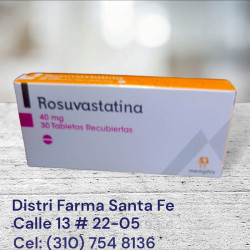 ROSUVASTATINA MEMPHIS 40MG  X 30 TABLETAS
