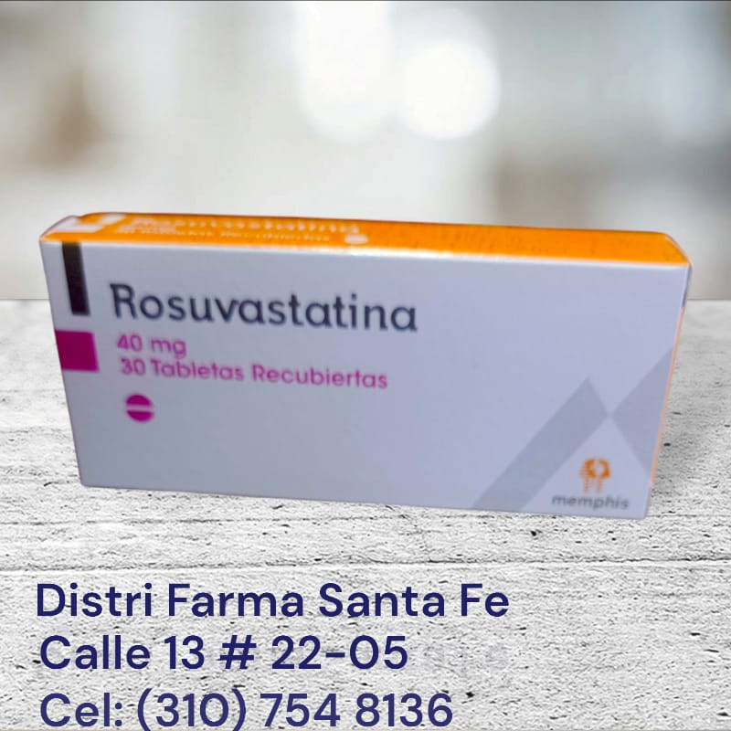 ROSUVASTATINA MEMPHIS 40MG  X 30 TABLETAS