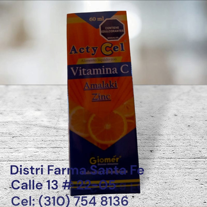 ACTYCEL GOTAS X 60ML (VITAMINA C)