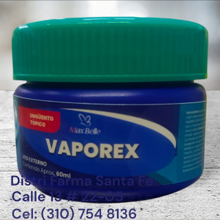 UNGUENTO MENTOL VAPOREX  X 60ML (MENTOLADO)