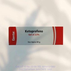 Ketoprofeno Gel Genfar 2.5%...