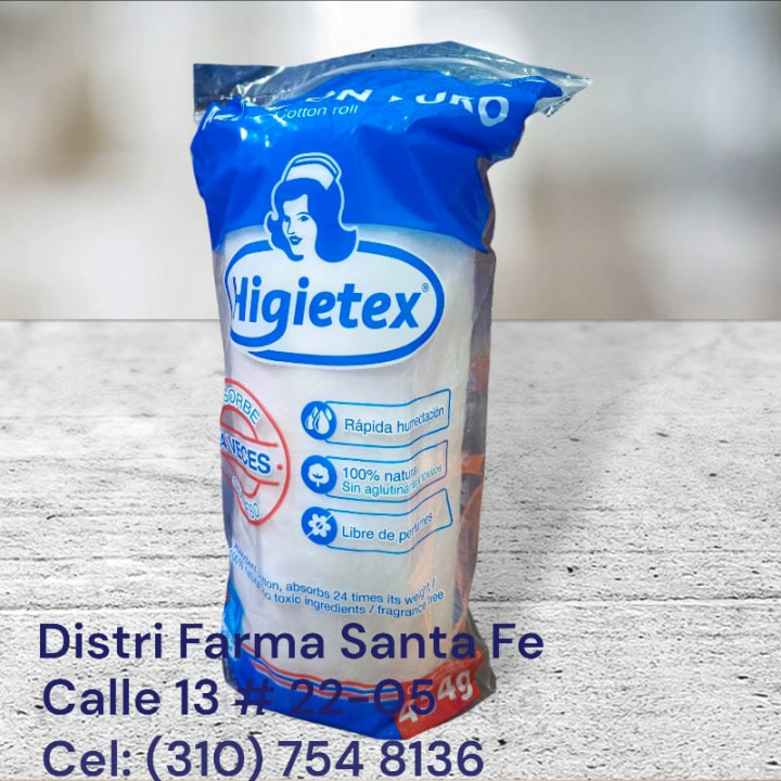 ALGODON HIGIETEX ROLLO X 454GR (LIBRA)