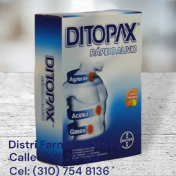 DITOPAX X 50 TABLETAS MASTICABLES (AZUL)