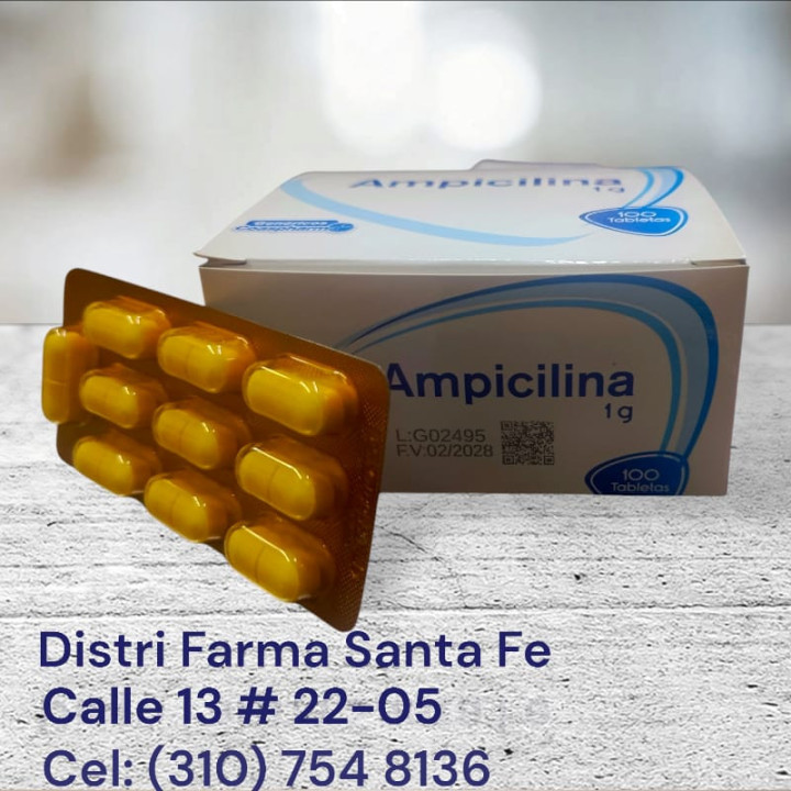 AMPICILINA COASPHARMA 1GR X 100 TABLETAS