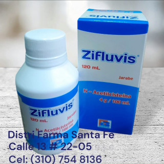 ZIFLUVIS X 120ML JARABE (N-ACETILICISTEINA)