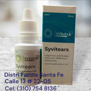 SYVITEARS LAGRIMAS X 15ML (ALCO POLIVINILICO 1.4%)