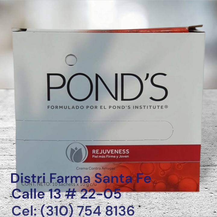 CREMA PONDS  CAJA X 10 SOBRES X 8.5GR (IVA)