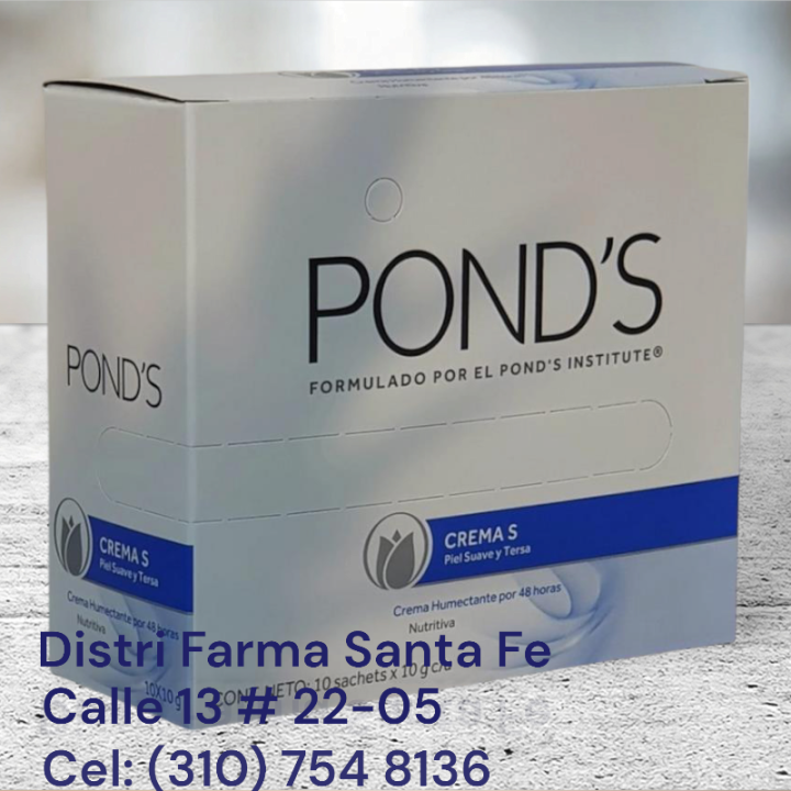 CREMA PONDS  CAJA X 10 SOBRES X 8.5GR (IVA)