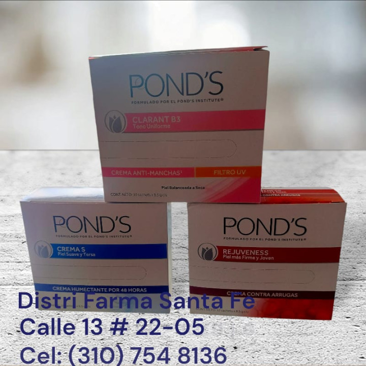 CREMA PONDS  CAJA X 10 SOBRES X 8.5GR (IVA)