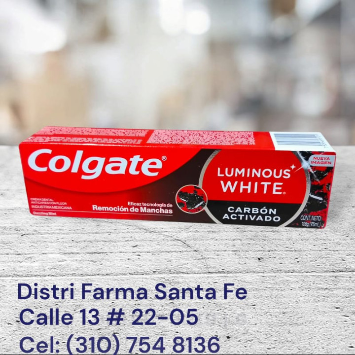 CREMA DENTAL COLGATE LUMINOUS X 75ML (IVA)