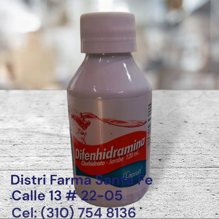 JARABE DIFENHIDRAMINA LAPROFF  X 120ML