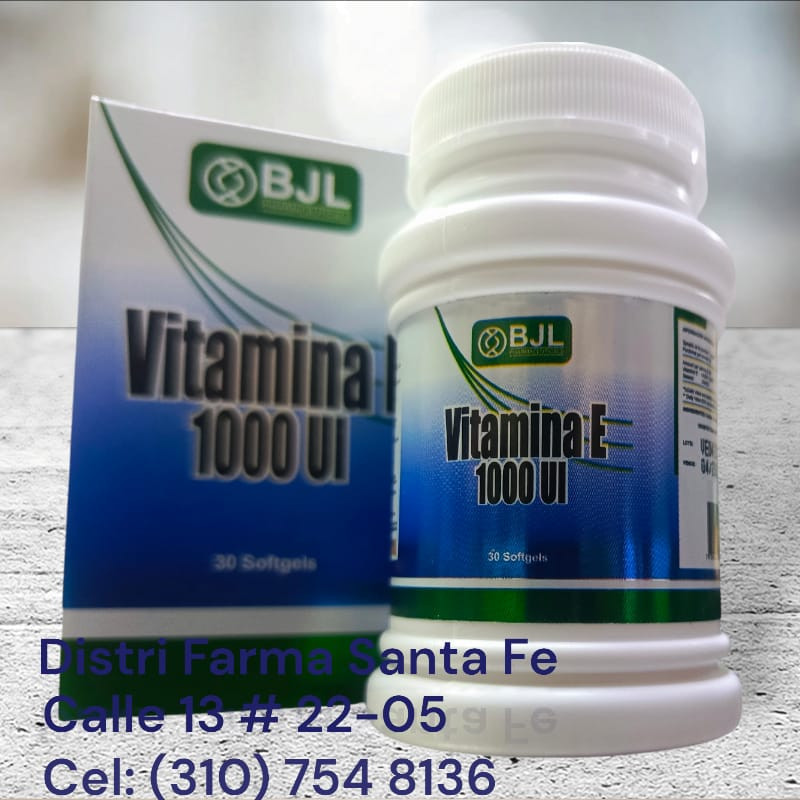 FRASCO VITAMINA E 1000UI X 30 CAPSULAS COPHAR