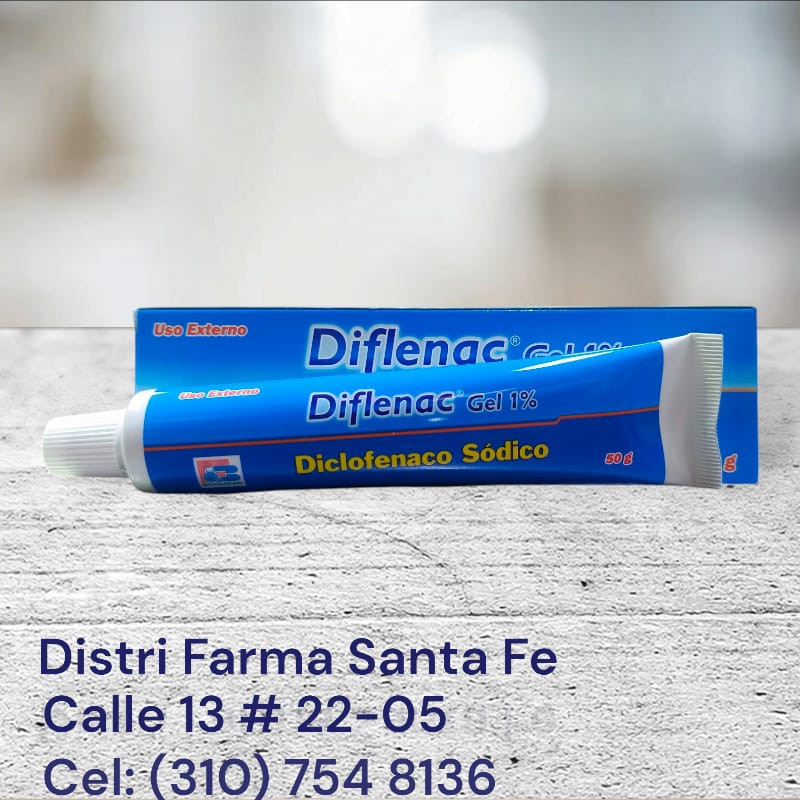 DICLOFENACO GEL (DIFLENAC) TUBO X 50GR