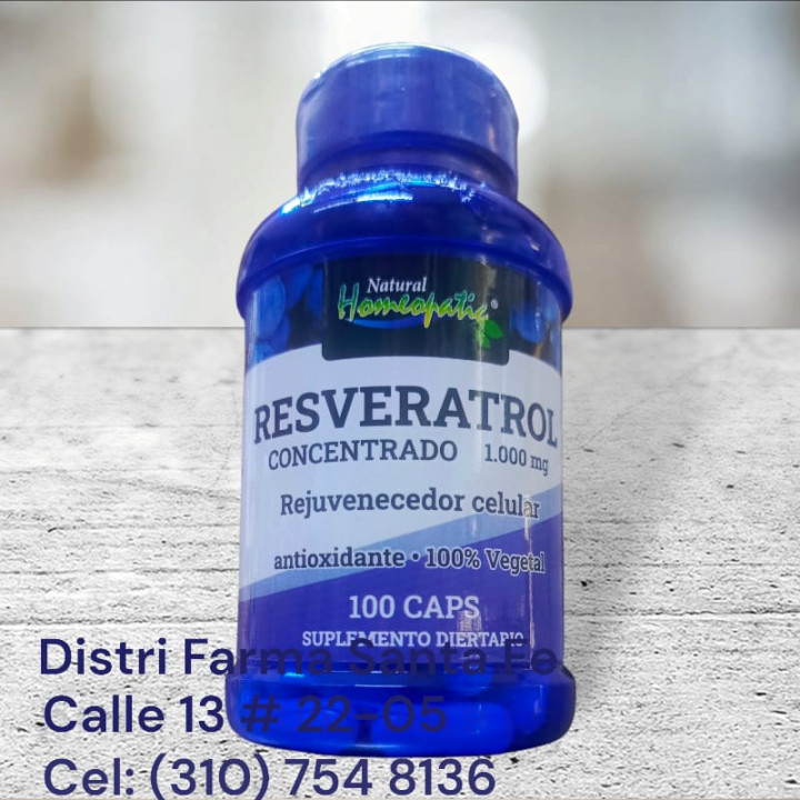 RESVERATROL  FRASCO X 100 CAPSULAS