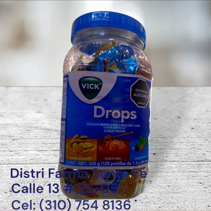 VICK PASTILLAS X 125 UNIDADES (IVA)