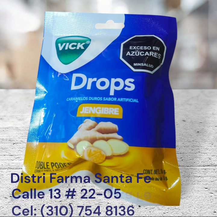 PASTILLAS VICK DROPS  BOLSA X 20 CARAMELOS (IVA)