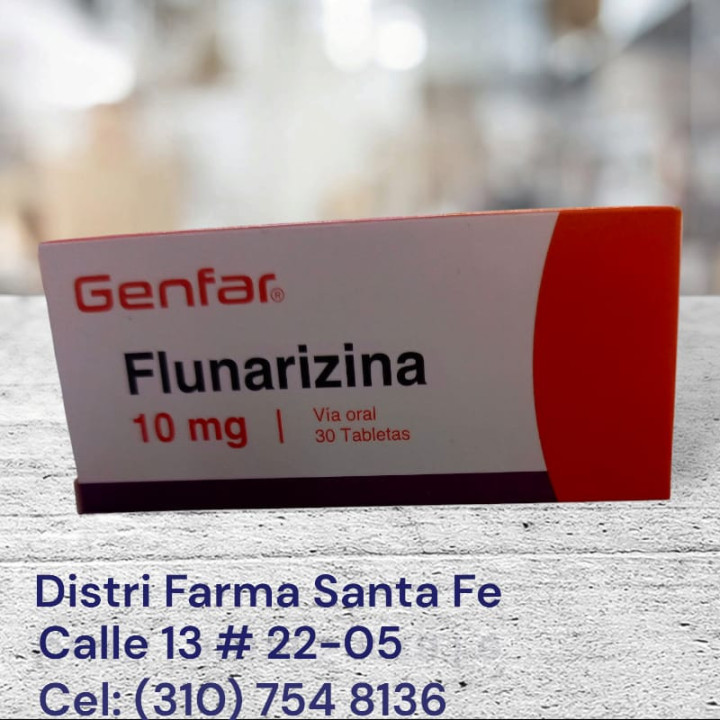 FLUNARIZINA GF 10MG X 20 TABLETAS