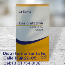DESLORATADINA JARABE LA SANTE FRASCO X 60ML