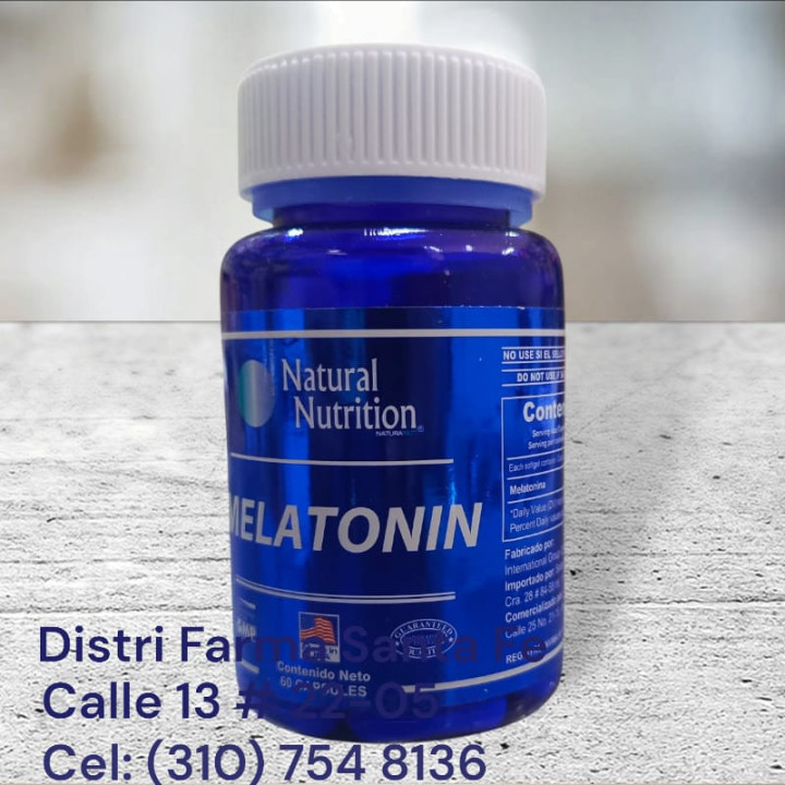 MELATONINA FRASCO X 60 CAPSULAS (MELATONIN)