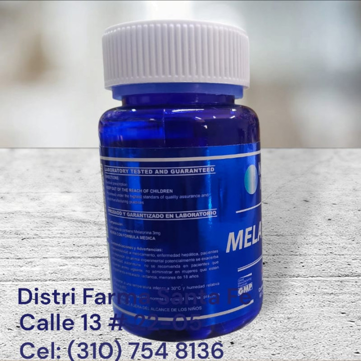 MELATONINA FRASCO X 60 CAPSULAS (MELATONIN)