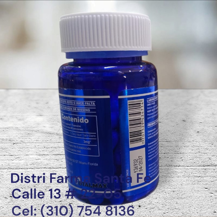 MELATONINA FRASCO X 60 CAPSULAS (MELATONIN)