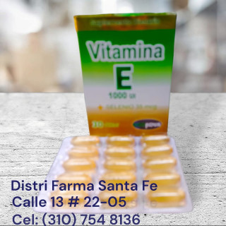 VITAMINA E 1000 U.I. X 30 PERLAS (CAJA)