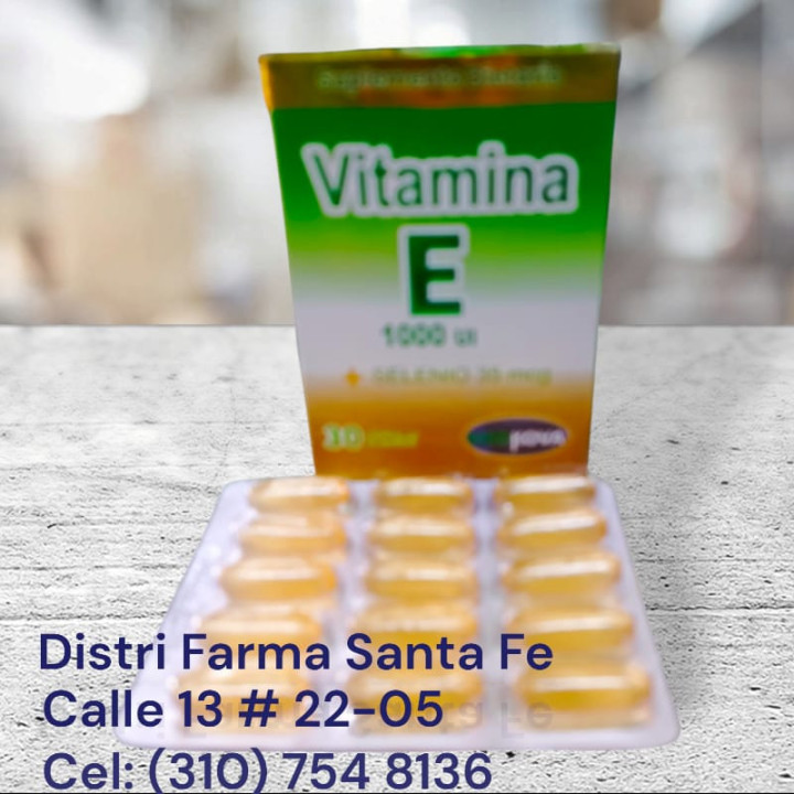 VITAMINA E 1000 U.I. X 30 PERLAS (CAJA)