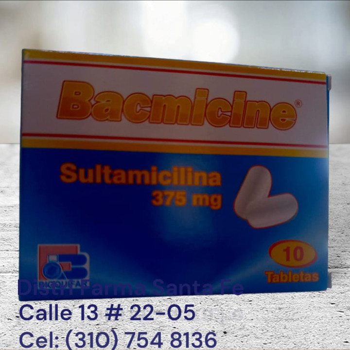 BACMICINE 375MG X 10TAB (SULTAMICILINA) BF