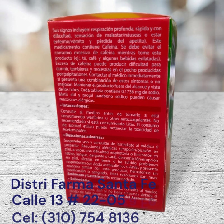 DOLEX FORTE X 50 TABLETAS (ROJO)