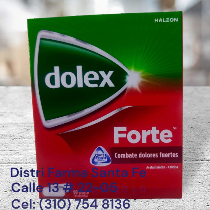 DOLEX FORTE X 50 TABLETAS (ROJO)