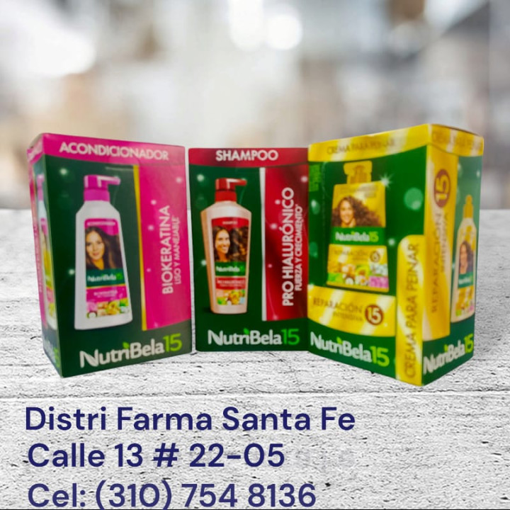 NUTRIBELA X 12 SOBS 18ML (SHAMP, ACON, CREM) (IVA)