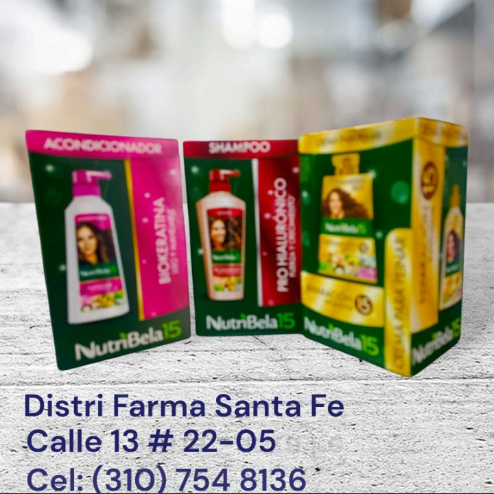 NUTRIBELA X 12 SOBS 18ML (SHAMP, ACON, CREM) (IVA)