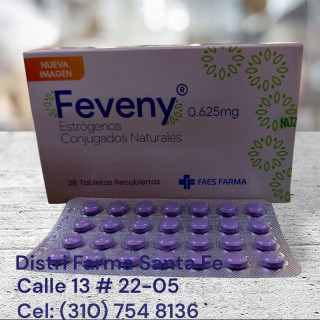 FEVENY 0.625MG X 28 TABS (ESTROGENOS CONJUGADOS)