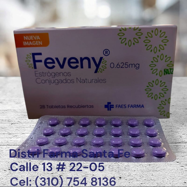 FEVENY 0.625MG X 28 TABS (ESTROGENOS CONJUGADOS)