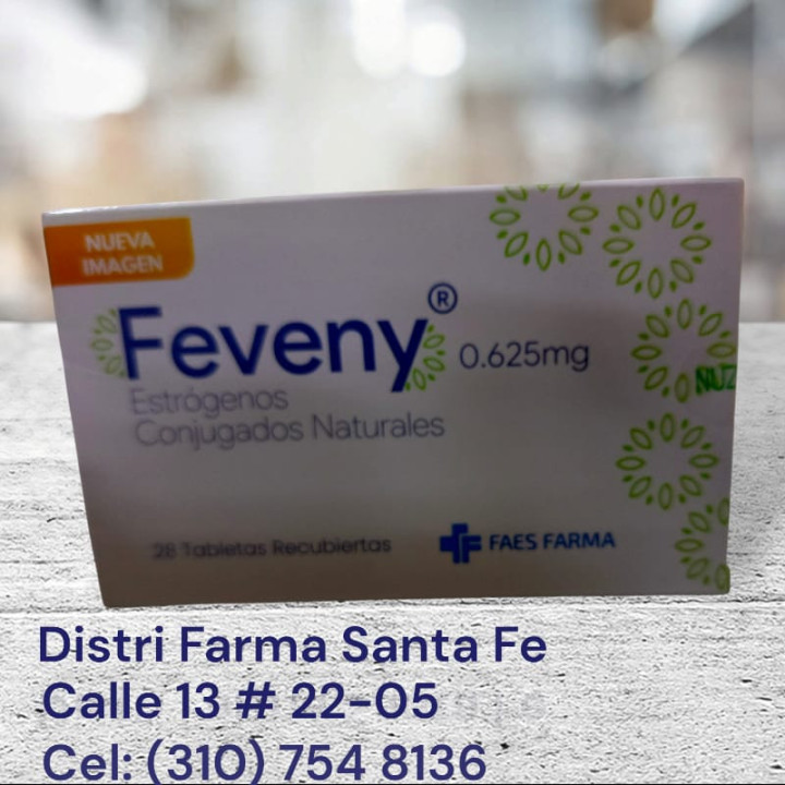 FEVENY 0.625MG X 28 TABS (ESTROGENOS CONJUGADOS)