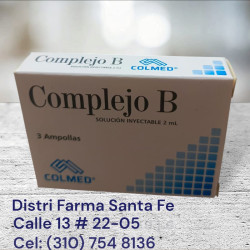 COMPLEJO B INY 2ML X 3 AMPOLLAS COLMED