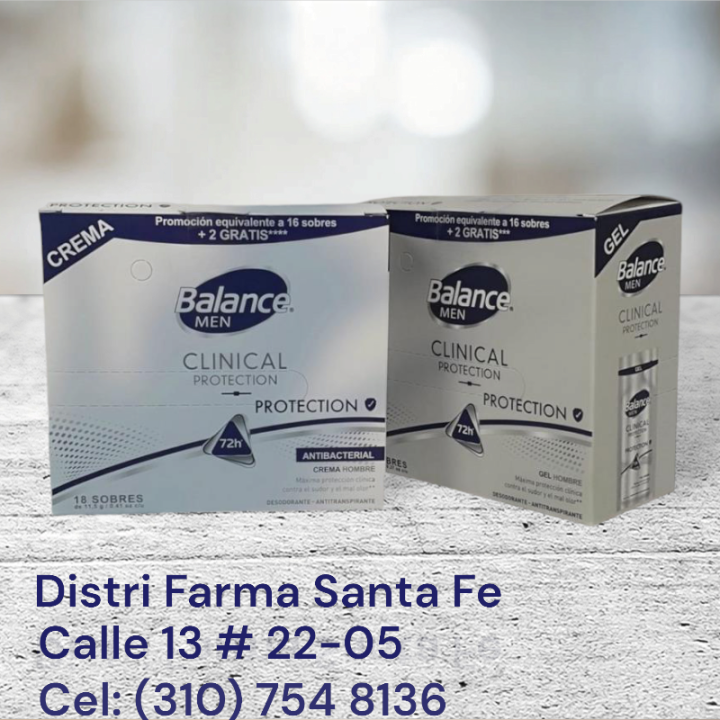 DESODORANTE BALANCE CAJA X 18 SOBRES (IVA)