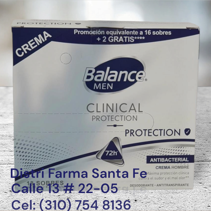 DESODORANTE BALANCE CAJA X 18 SOBRES (IVA)