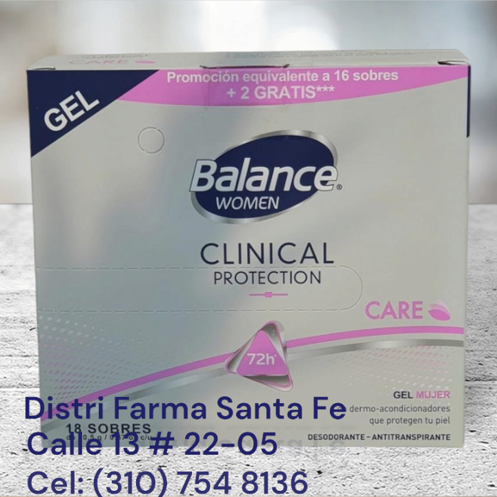 DESODORANTE BALANCE CAJA X 18 SOBRES (IVA)