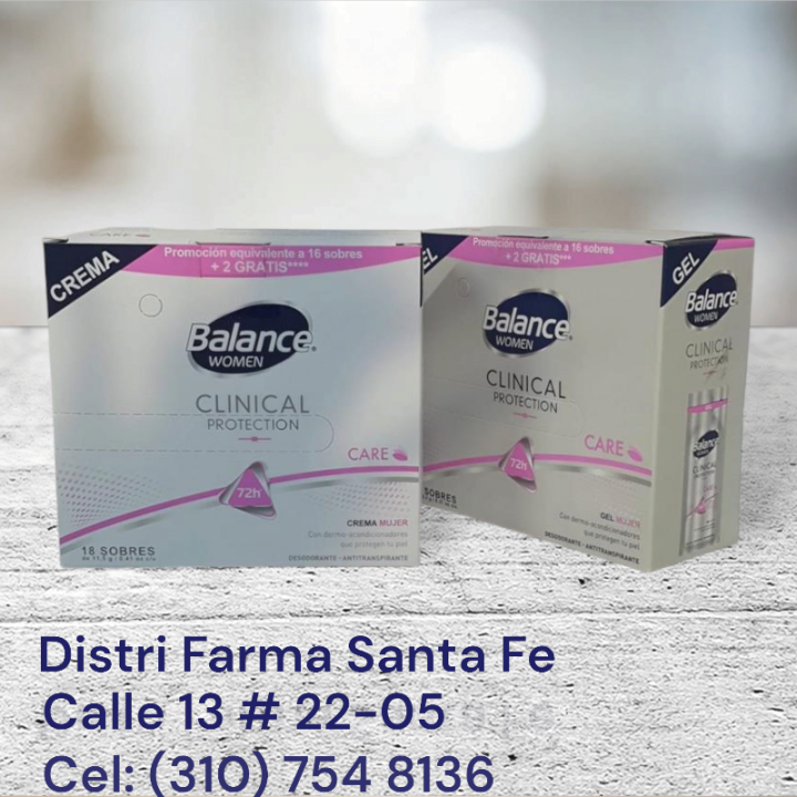 DESODORANTE BALANCE CAJA X 18 SOBRES (IVA)