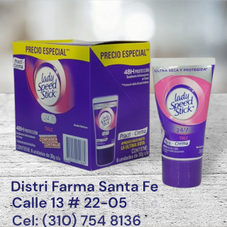 DESODORANTE SPEED STICK PRACTI TUBO X 30GR (IVA)