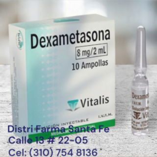 DEXAMETASONA 8MG X 10 AMPOLLAS SUELTAS